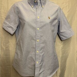 Polo by Ralph Lauren Woman’s Slim Fit Light Blue Shirt